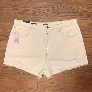 Distressed Jean Shorts